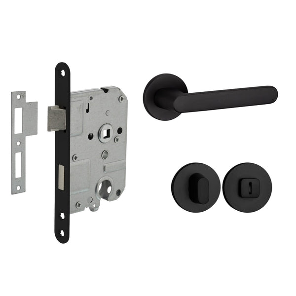 vtwonen MooideurBeslag Tondo deurklink geveerd - wc/badkamer - binnenwerk