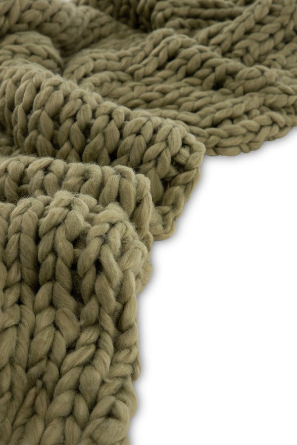 Vtwonen Nest Living Verena Plaid Groen - 170 X 130 Cm