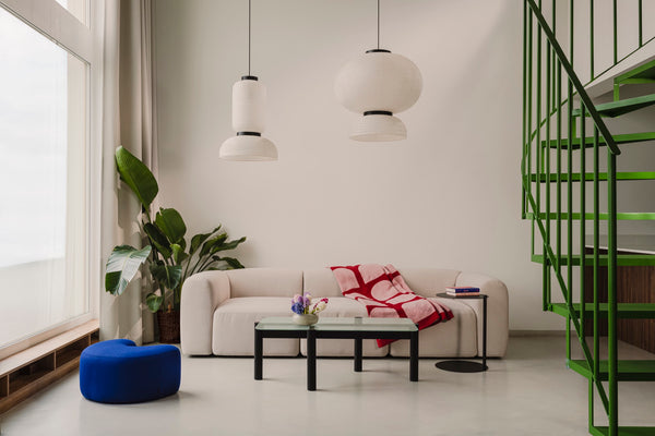 Vtwonen Noo.ma GILLI Katoenen Deken - Blossom Pink & Cherry Juice