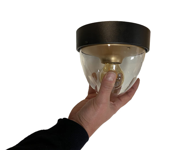 Vtwonen Nowodvorski Buitenlamp Nook - 1 Lichts - 18 X 15.5 Cm - Zwart - Goud