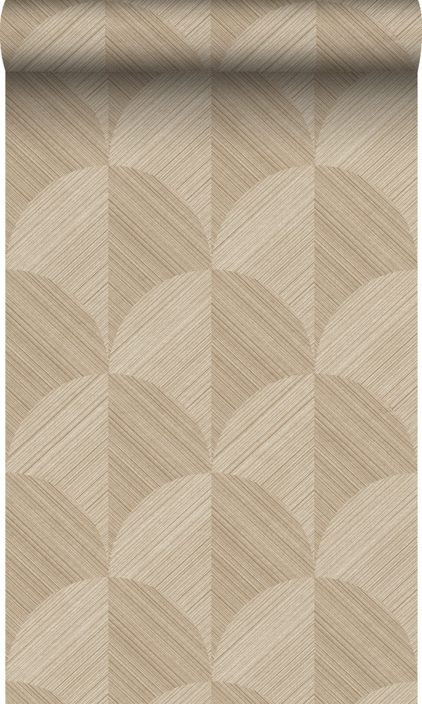 vtwonen Origin Wallcoverings behang 3D-motief beige - 0.53 x 10.05 m - 347936