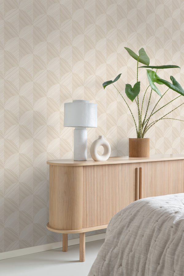 Vtwonen Origin Wallcoverings Behang 3D-motief Lichtbeige - 0.53 X 10.05 M - 347935