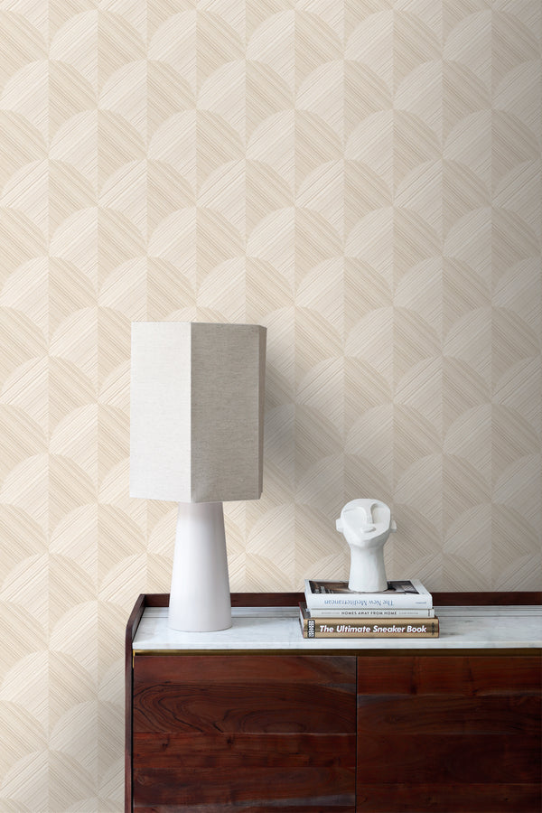 Vtwonen Origin Wallcoverings Behang 3D-motief Lichtbeige - 0.53 X 10.05 M - 347935