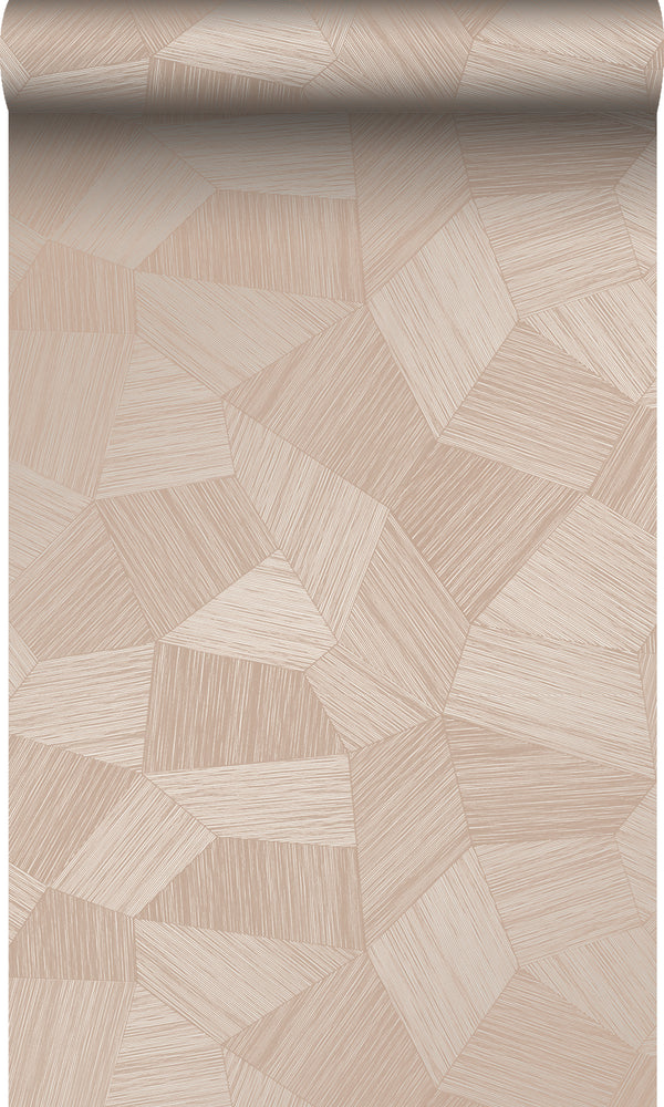 vtwonen Origin Wallcoverings behang grafisch 3D motief zacht roze - 0.53 x 10.05 m - 347985