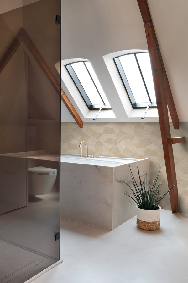 Vtwonen Origin Wallcoverings Behang Grafisch 3D Motief Zandkleurig - 0.53 X 10.05 M - 347983