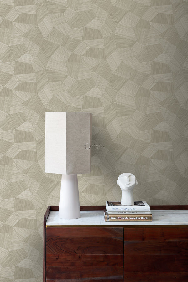 Vtwonen Origin Wallcoverings Behang Grafisch 3D Motief Zand Beige - 0.53 X 10.05 M - 347819