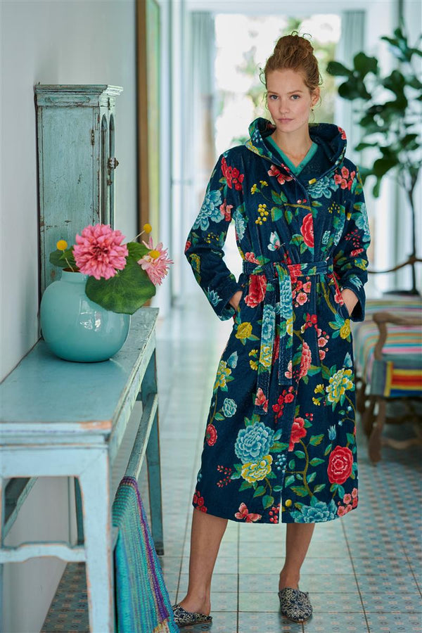 Vtwonen Pip Studio Badjas Good Evening - S - Donker Blauw