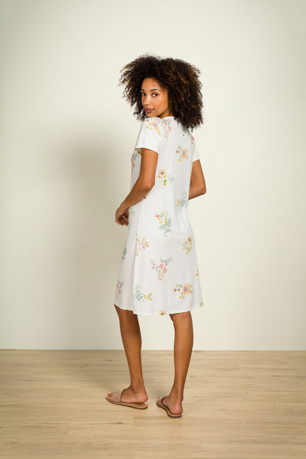 Vtwonen Pip Studio - Daisy Nachthemd - Dames - Blossom Chique - Wit - XS