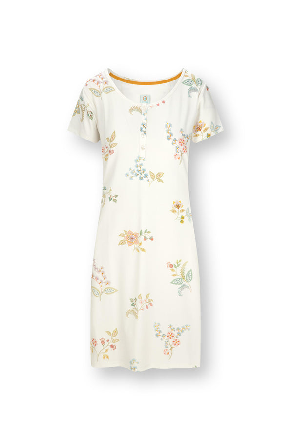 vtwonen Pip Studio - Daisy Nachthemd - Dames - Blossom Chique - Wit - XS