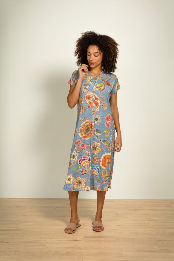 Vtwonen Pip Studio - Dalia Nachthemd - Dames - Matata - Blauw - M