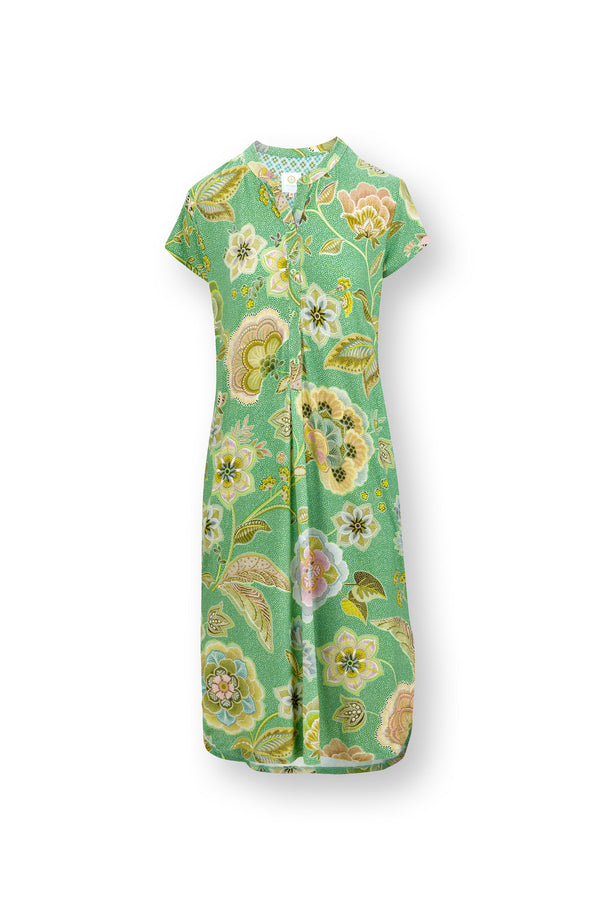 vtwonen Pip Studio - Dalia Nachthemd - Dames - Matata - Groen - XL