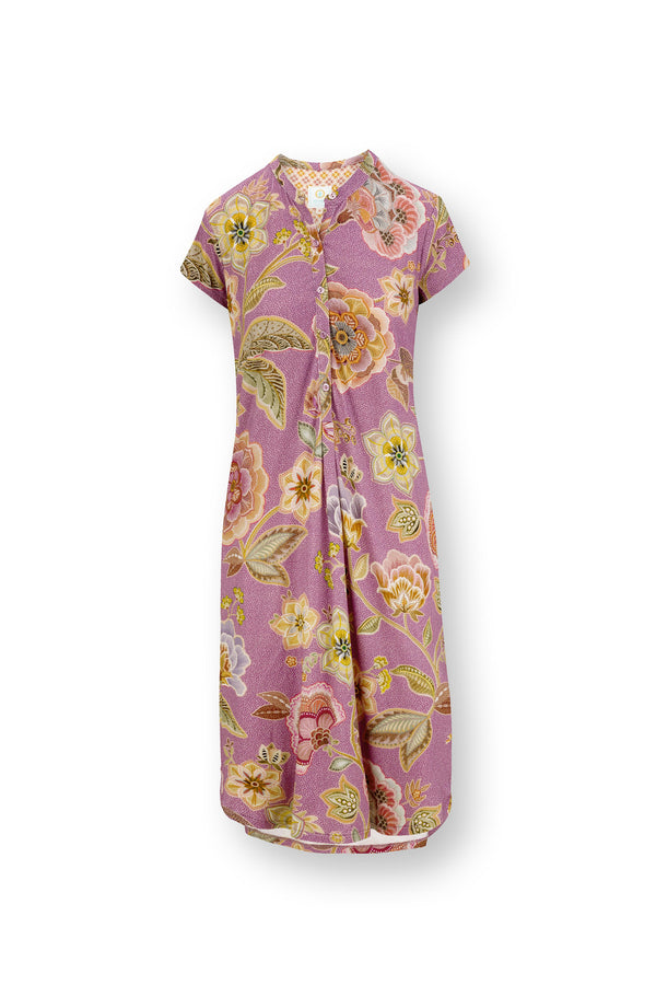 vtwonen Pip Studio - Dalia Nachthemd - Dames - Matata - Lila - XXL