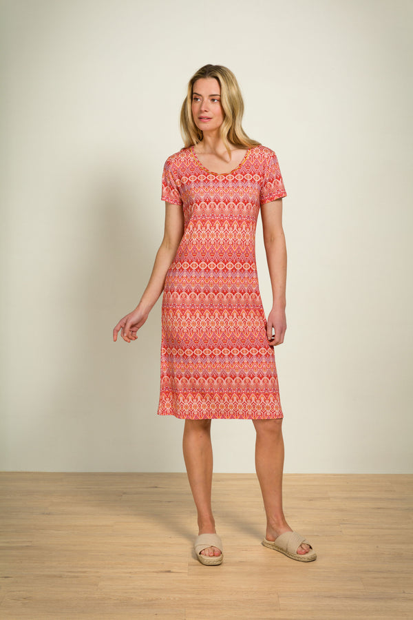 Vtwonen Pip Studio - Daniela Nachthemd - Dames - Ashanti - Rood - XXL