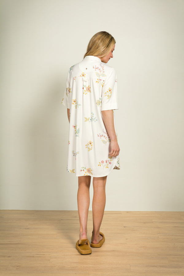 Vtwonen Pip Studio - Dewi Nachthemd - Dames - Blossom Chique - Wit - S