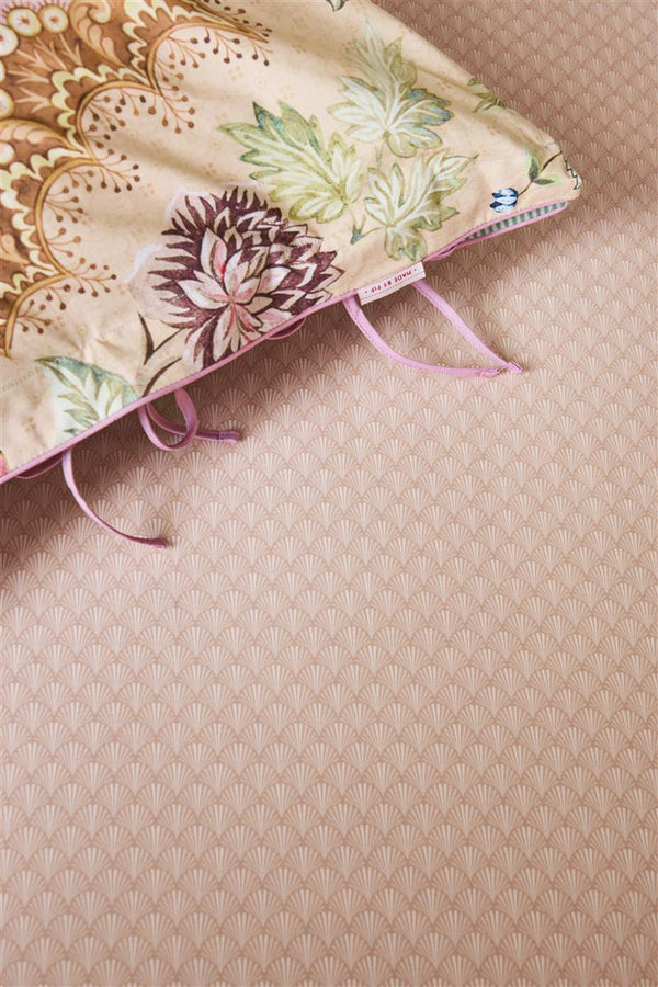 Vtwonen Pip Studio Hoeslaken Scala - 90x200 Cm - Koraalrood