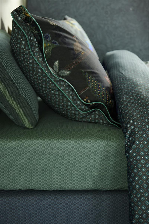 Vtwonen Pip Studio Hoeslaken Thousand Leaves - 100x200 Cm - Groen