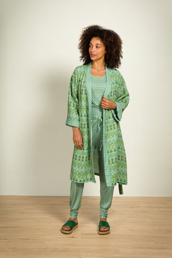 Vtwonen Pip Studio - Naomi Kimono - Dames - Ashanti - Groen - XS