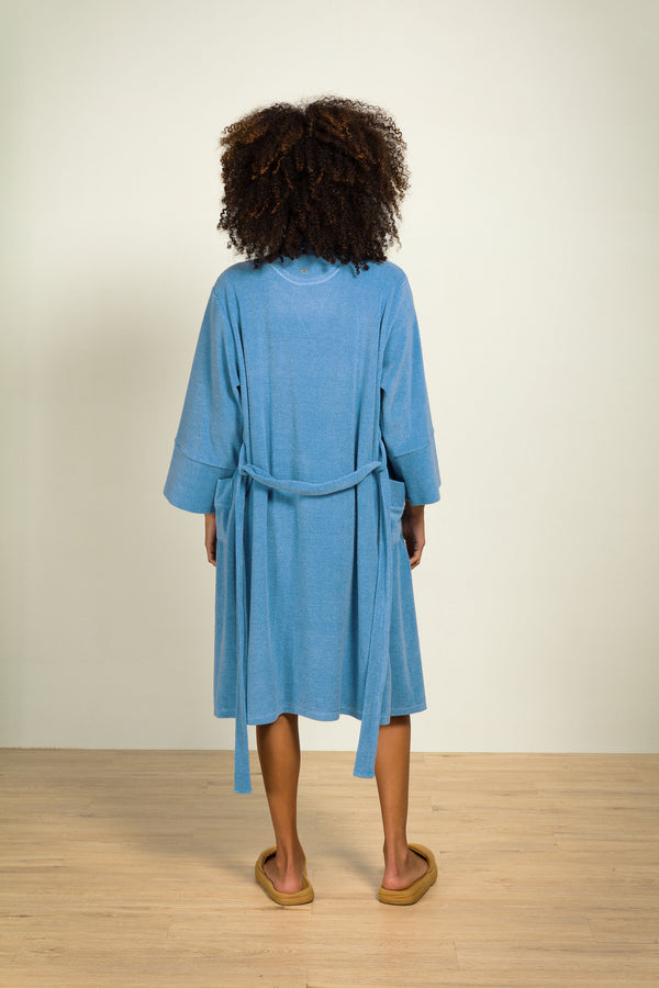 Vtwonen Pip Studio - Naomi Kimono - Dames - Petite Sumo Stripe - Blauw - XS