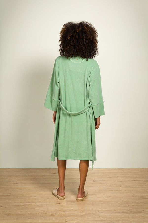 Vtwonen Pip Studio - Naomi Kimono - Dames - Petite Sumo Stripe - Groen - L