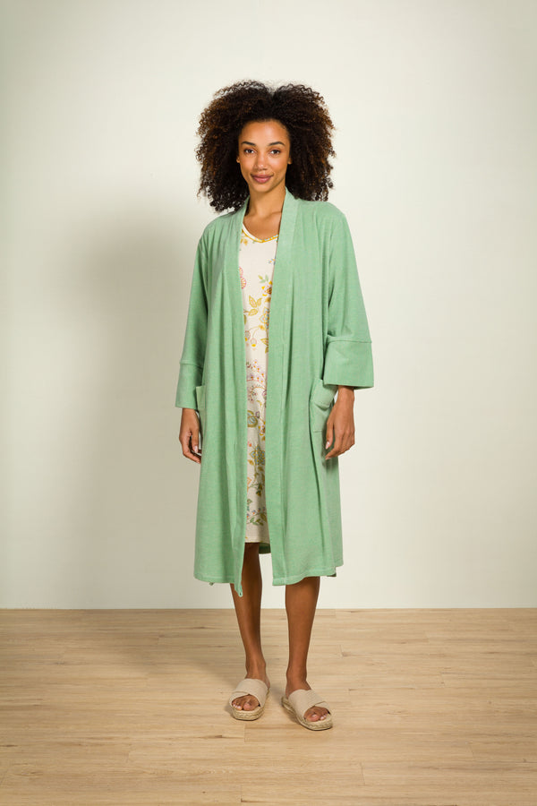 Vtwonen Pip Studio - Naomi Kimono - Dames - Petite Sumo Stripe - Groen - M