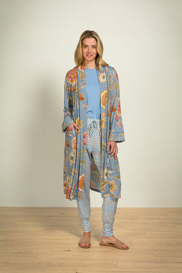 Vtwonen Pip Studio - Nisha Kimono - Dames - Matata - Blauw - M
