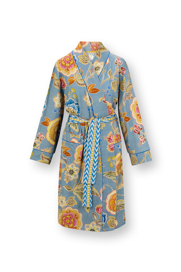 vtwonen Pip Studio - Nisha Kimono - Dames - Matata - Blauw - M
