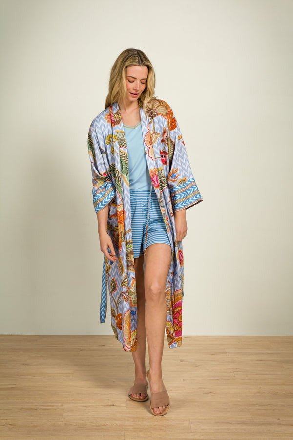 Vtwonen Pip Studio - Noa Kimono - Dames - Hakuna - Blauw - XS