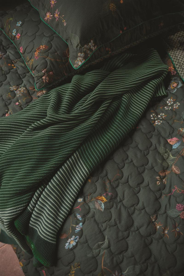 Vtwonen Pip Studio Sprei Blockstripe - 130x170 Cm - Groen