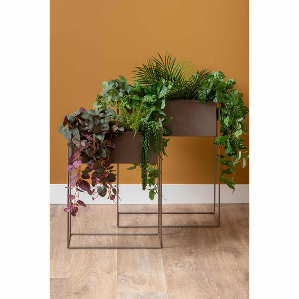 Vtwonen Present Time Bloempot Essence - Grijs - 51x24x65cm