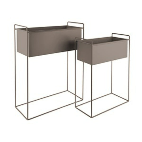 vtwonen Present Time bloempot Essence - grijs - 51x24x65cm