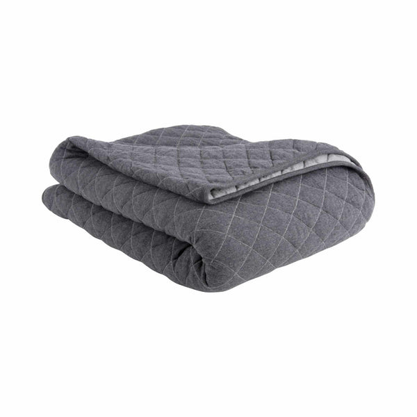 Vtwonen Present Time Deken Throw Diamonds Quilted - Bruin - 170x130xcm
