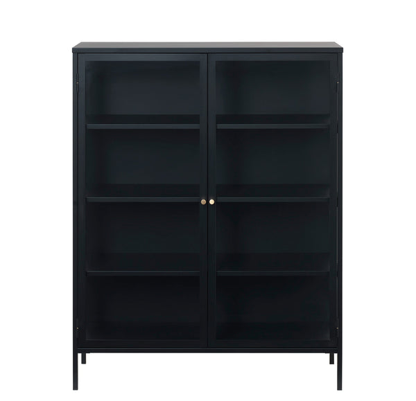 Vtwonen Rebellenclub Vitrinekast Nimbin - 140 X 110 Cm - Zwart