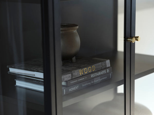 Vtwonen Rebellenclub Vitrinekast Nimbin - 160 X 90 Cm - Zwart