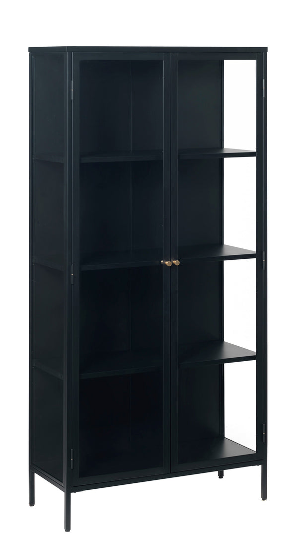 vtwonen Rebellenclub Vitrinekast Nimbin - 190 x 90 cm - Zwart