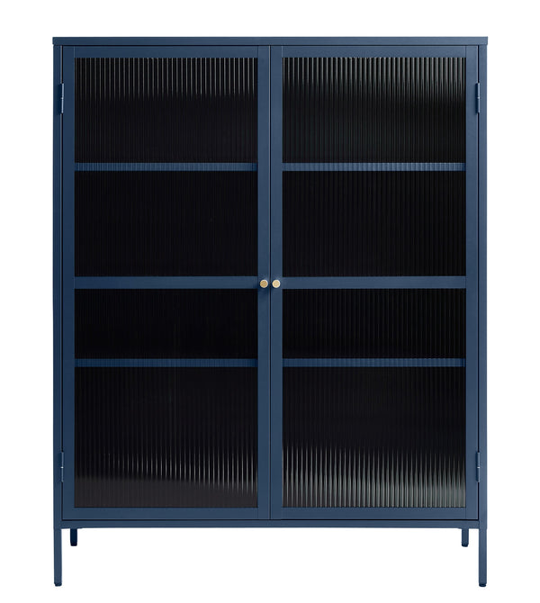 Vtwonen Rebellenclub Vitrinekast Omeo - 140 X 111 Cm - Blauw