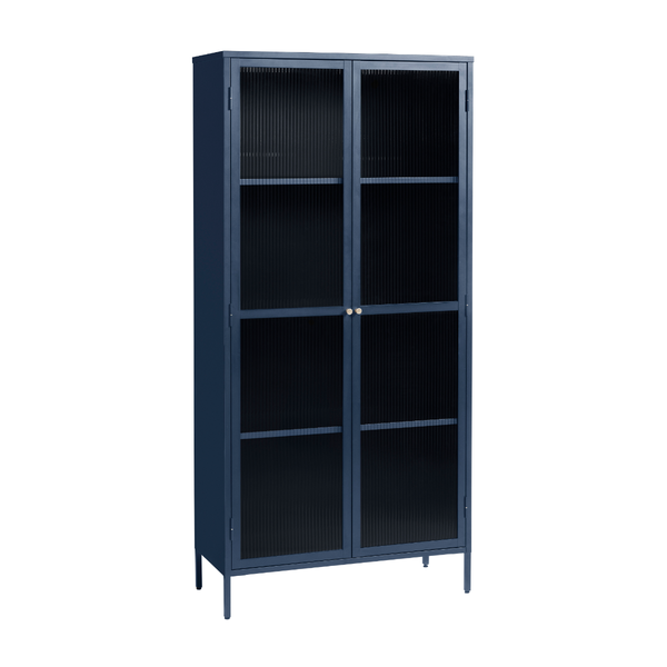 Vtwonen Rebellenclub Vitrinekast Omeo - 190 X 90 Cm - Blauw
