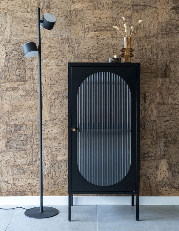 Vtwonen Rebellenclub Vitrinekast Randers - 110 X 50 Cm - Zwart