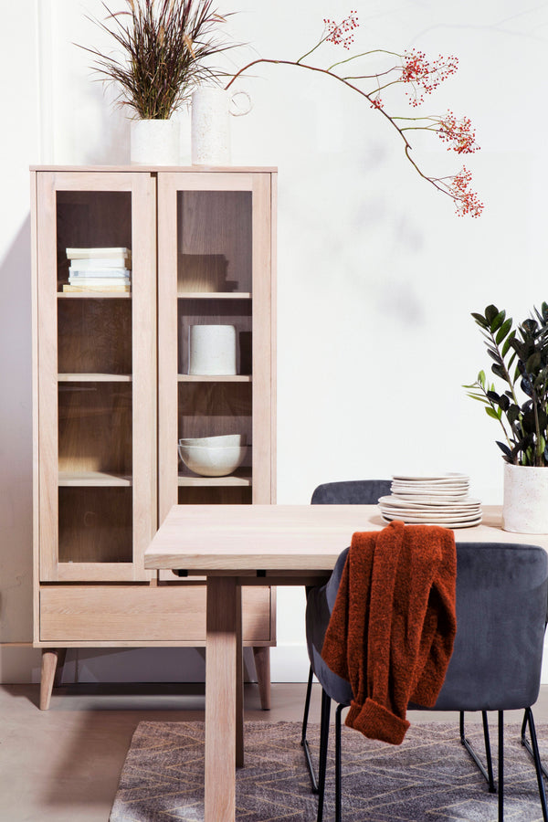 Vtwonen Rebellenclub Vitrinekast Tarnaby - Tarnaby Kast Met Glazen Deuren