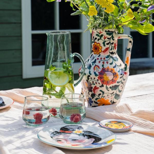 Vtwonen Return To Sender Karaf 1.7 Liter Recycled Glas - Handgeblazen Met Handvat