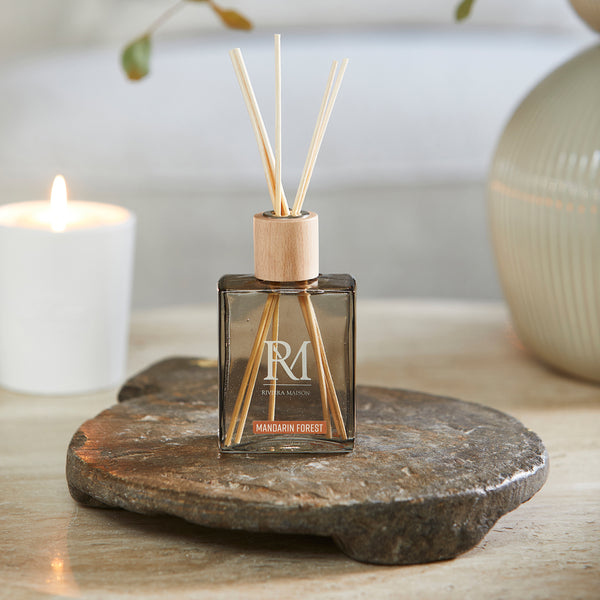 Vtwonen Rivièra Maison - Mandarin Fragrance Sticks 200 Ml - Glas - Bruin