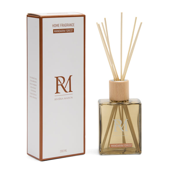Vtwonen Rivièra Maison - Mandarin Fragrance Sticks 200 Ml - Glas - Bruin