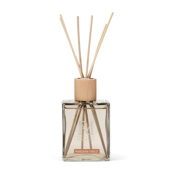 vtwonen Rivièra Maison - Mandarin Fragrance Sticks 200 ml - Glas - Bruin