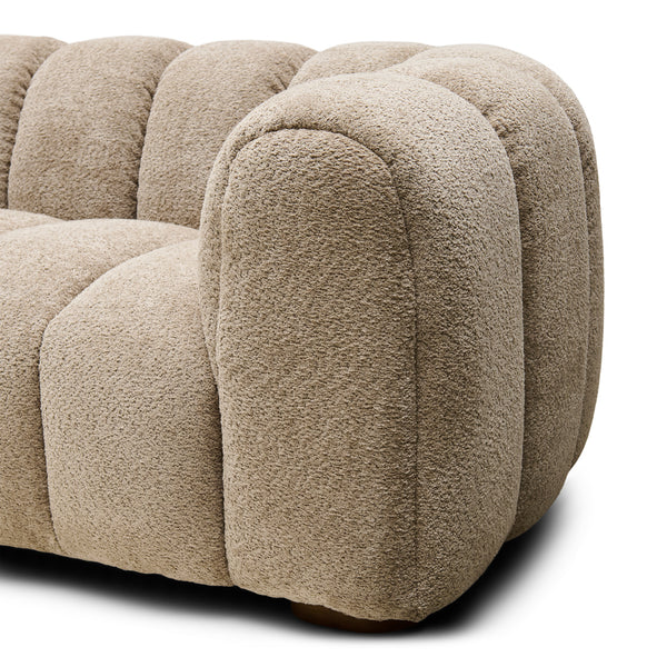 Vtwonen Rivièra Maison - Vicenza Lounge Sofa XL SoftWalnut - Polyester Dennehout - Soft Walnut