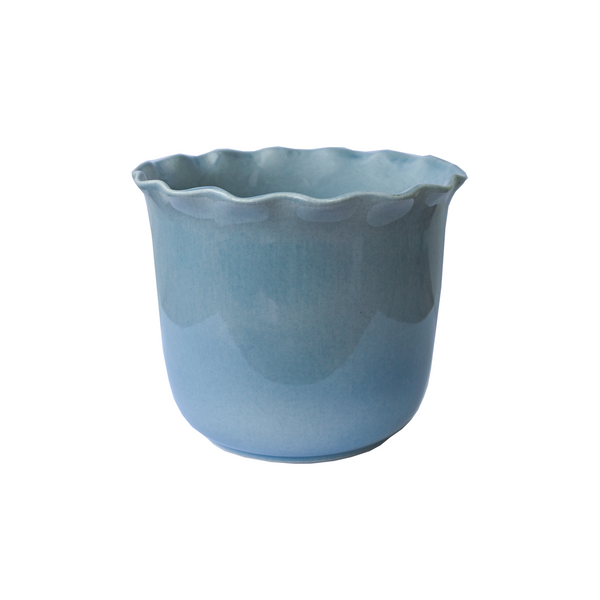 vtwonen Royal Goedewaagen pot Indoor - Ø17x14cm - Water Blue