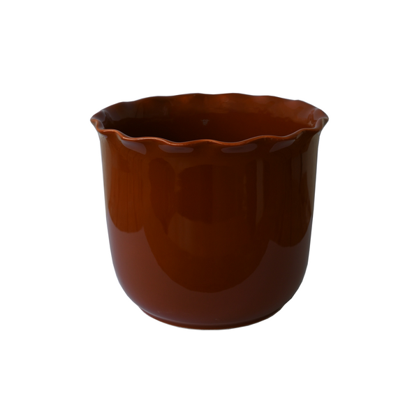 Vtwonen Royal Goedewaagen Pot Indoor - Ø19x16cm - Deep Terra