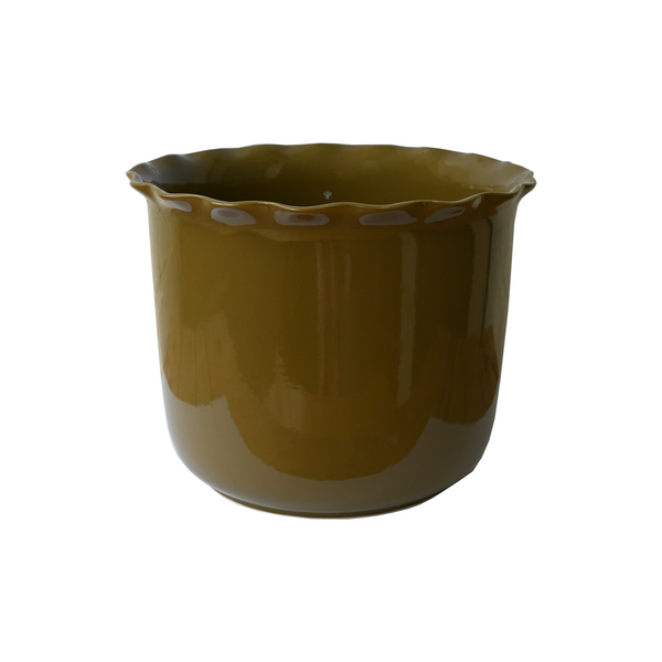 vtwonen Royal Goedewaagen pot Indoor - Ø25x20cm - Nature Green