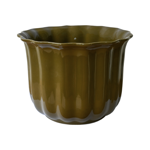 vtwonen Royal Goedewaagen pot Indoor - Ø28 5x22cm - Nature Green