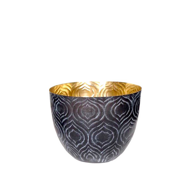 Vtwonen Sia Deco - Baltazar Pothouder - Paars - IJzer - H25