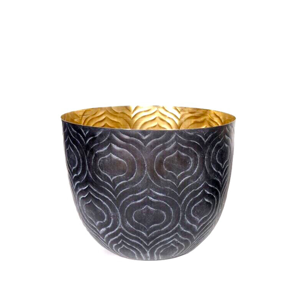 Vtwonen Sia Deco - Baltazar Pothouder - Paars - IJzer - H25