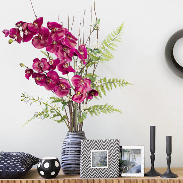 Vtwonen Sia Deco - Trap Plantenbak - Grijs - Zandsteen - H31